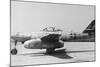 Airplane on Runway-null-Mounted Photographic Print