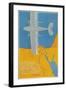 Airplane over Egypt-null-Framed Art Print