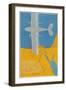 Airplane over Egypt-null-Framed Premium Giclee Print