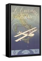 Airplane over Italy-null-Framed Stretched Canvas