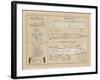 Airplane Plan-The Vintage Collection-Framed Giclee Print