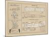 Airplane Plan-The Vintage Collection-Mounted Giclee Print