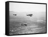 Airplane Refueling in Midair-null-Framed Stretched Canvas