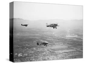 Airplane Refueling in Midair-null-Stretched Canvas