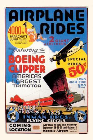 1923 Air Race Original Vintage St. Louis Aviation Biplane Poster