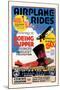 Airplane Rides: Inman Bros. Flying Circus-null-Mounted Art Print