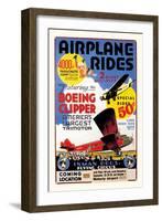 Airplane Rides: Inman Bros. Flying Circus-null-Framed Art Print