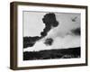 Airplane Shooting at a Tank-null-Framed Photographic Print