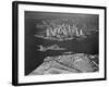 Airplane View of Parts of Urban Sites-null-Framed Photographic Print