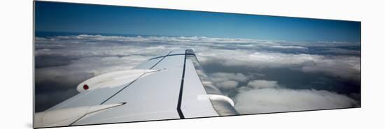 Airplane Wing-null-Mounted Photographic Print