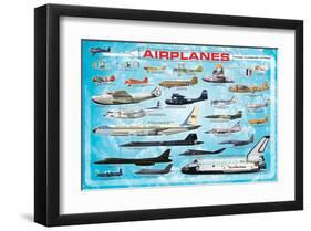 Airplanes for Kids-null-Framed Art Print