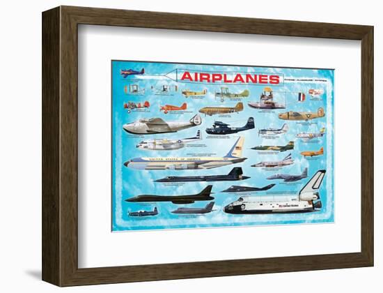 Airplanes for Kids-null-Framed Art Print