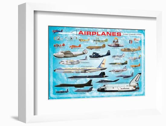 Airplanes for Kids-null-Framed Art Print