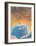 Airplanes from Factory to Air-null-Framed Art Print