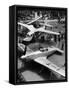 Airplanes on Display at 18th Paris International Aviation Salon Exhibition-Dmitri Kessel-Framed Stretched Canvas