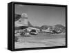 Airplanes Sitting at Kai Tai Airport-null-Framed Stretched Canvas