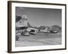 Airplanes Sitting at Kai Tai Airport-null-Framed Photographic Print