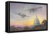 Airplanes-null-Framed Stretched Canvas