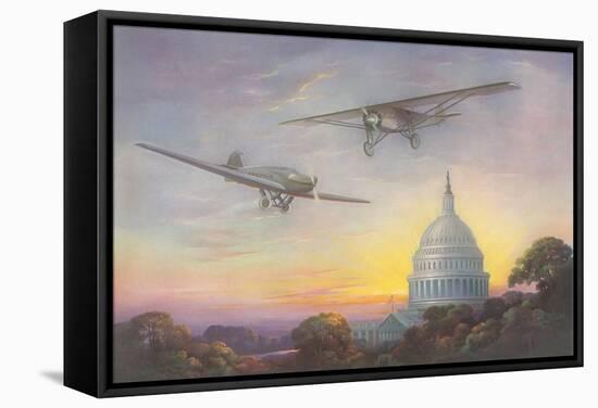 Airplanes-null-Framed Stretched Canvas