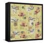 Airplanes-Maria Trad-Framed Stretched Canvas