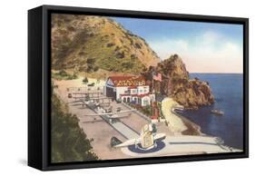 Airport and Orilla Jardin, Catalina, California-null-Framed Stretched Canvas