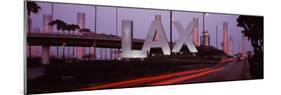 Airport at Dusk, Los Angeles International Airport, Los Angeles, California, USA-null-Mounted Photographic Print