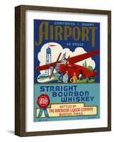 Airport Bourbon Whiskey-null-Framed Giclee Print