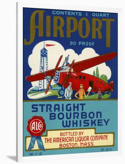 Airport Bourbon Whiskey-null-Framed Giclee Print