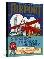 Airport Bourbon Whiskey-null-Stretched Canvas