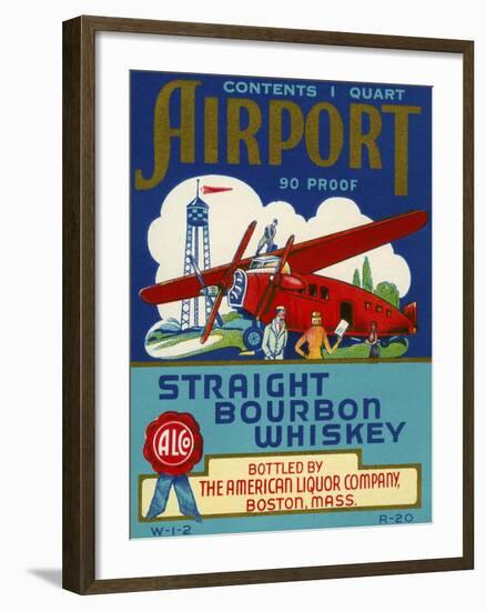 Airport Bourbon Whiskey-null-Framed Giclee Print