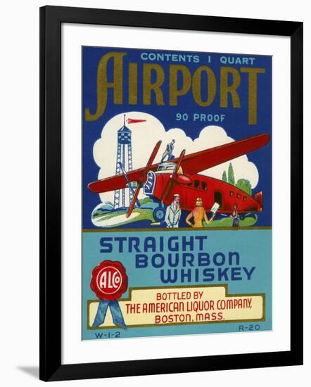 Airport Bourbon Whiskey-null-Framed Giclee Print