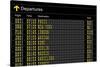 Airport Departures Board-z_i_b_i-Stretched Canvas