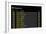 Airport Departures Board-z_i_b_i-Framed Art Print