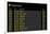 Airport Departures Board-z_i_b_i-Framed Art Print