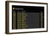 Airport Departures Board-z_i_b_i-Framed Premium Giclee Print