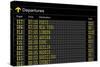 Airport Departures Board-z_i_b_i-Stretched Canvas