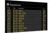 Airport Departures Board-z_i_b_i-Stretched Canvas