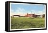 Airport, Des Moines, Iowa-null-Framed Stretched Canvas