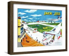 Airport - Jack and Jill, October 1950-Joseph Krush-Framed Giclee Print