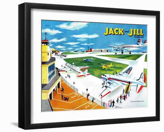 Airport - Jack and Jill, October 1950-Joseph Krush-Framed Giclee Print