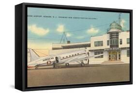 Airport, Newark, New Jersey-null-Framed Stretched Canvas