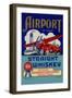 Airport Straight Whiskey-null-Framed Art Print