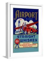 Airport Straight Whiskey-null-Framed Art Print