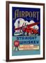 Airport Straight Whiskey-null-Framed Art Print