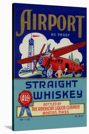 Airport Straight Whiskey-null-Stretched Canvas