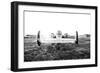 Airport Sunset-Donnie Quillen-Framed Art Print