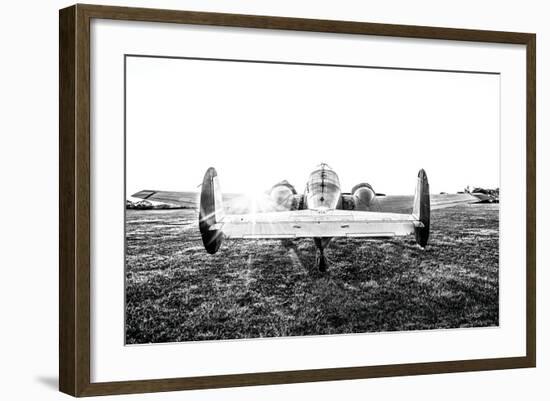 Airport Sunset-Donnie Quillen-Framed Art Print