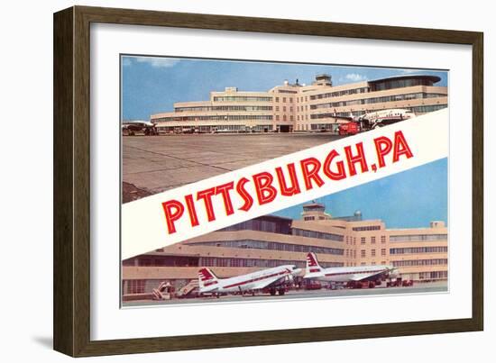 Airport Views, Pittsburgh, Pennsylvania-null-Framed Art Print