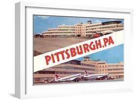 Airport Views, Pittsburgh, Pennsylvania-null-Framed Art Print