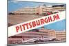 Airport Views, Pittsburgh, Pennsylvania-null-Mounted Art Print
